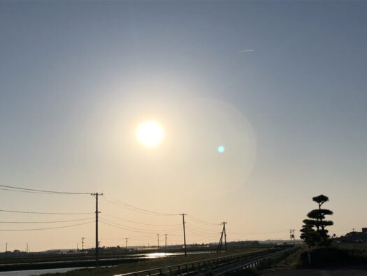 ハピネスダイアリー | 夕日に包まれて 安らぎのひととき ウォーキングでリフレッシュ