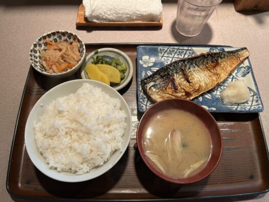 ひまわりダイアリー | 昔ながら 塩サバ定食 お食事処あべ 鶴岡市