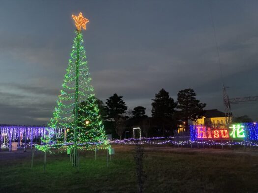 ミスト・ダイアリー | キラキラ楽しいイルミネーション「藤島歴史公園」鶴岡市